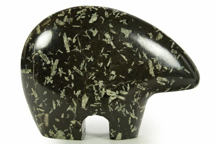 Carved Chinese Writing Stone Zuni Bear - Philippines #344891